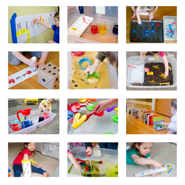 Playing Preschool Units 8-13: Meet Playing Preschool - 190 days of at-home learning for preschoolers; easy activities for preschoolers; home preschool program; alphabet activities; quick and easy learning activities from Busy Toddler